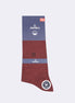 Burgundy Cotton Sock
