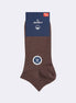Brown Cotton Sock