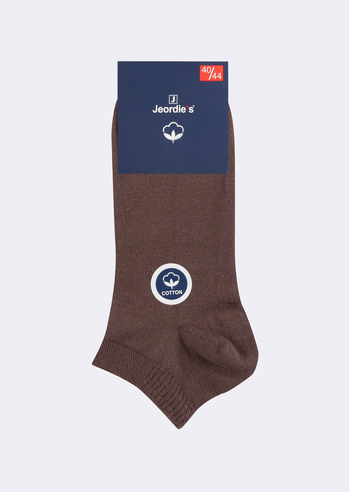 Brown Cotton Sock