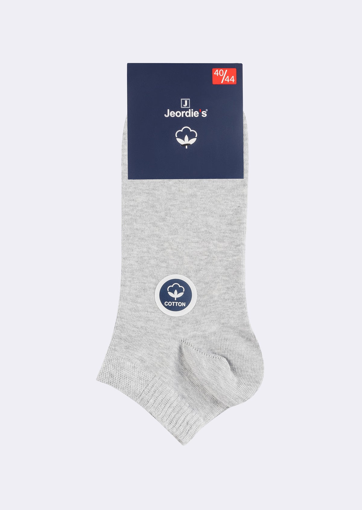 Grey Melange Cotton Sock