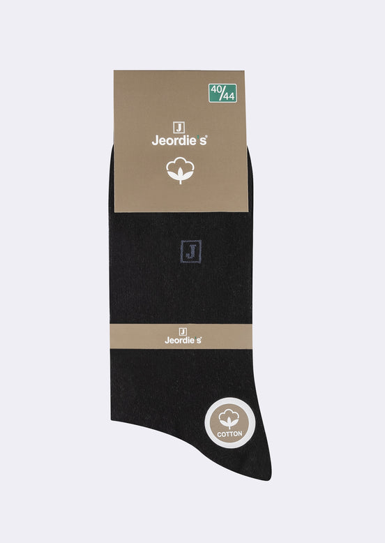 Black Cotton Sock