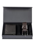 Brown Wallet & Belt Set