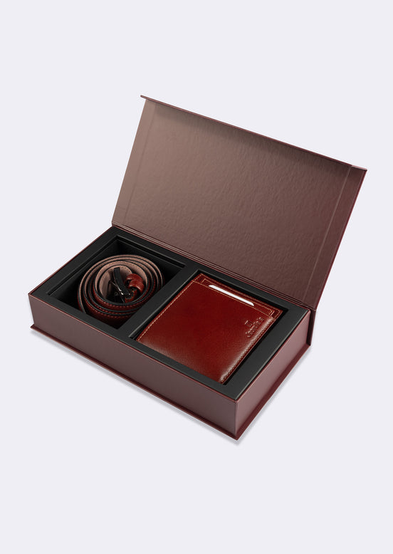 Brick Wallet & Belt Set