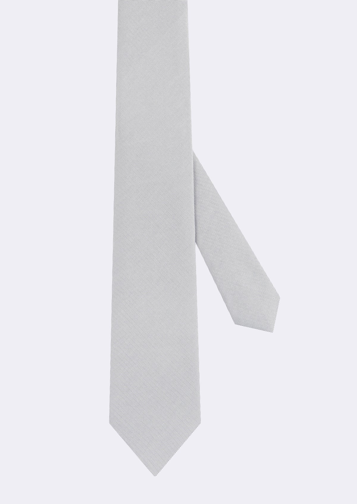 Light Grey Patterned Tie