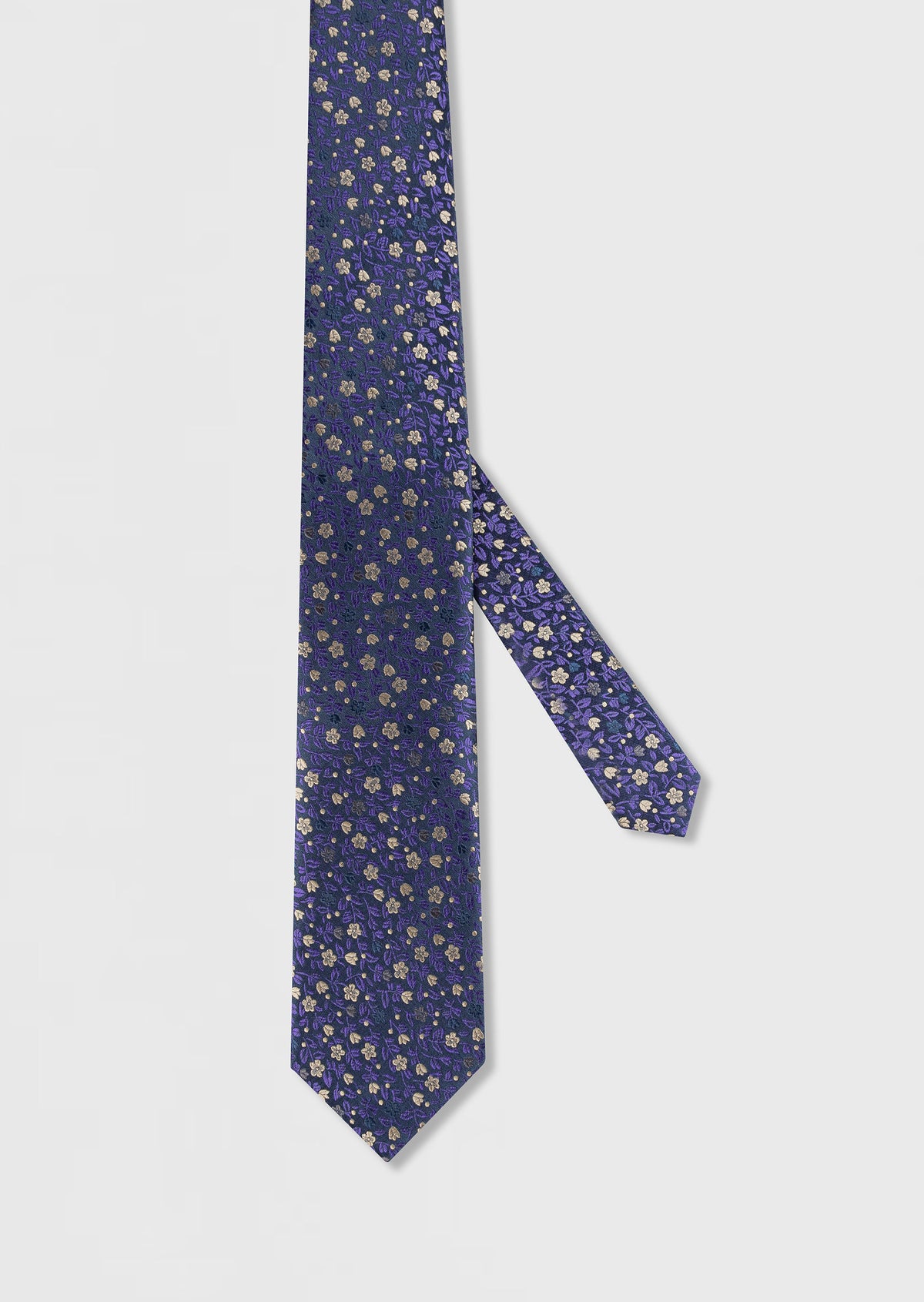 Purple Patterned Tie
