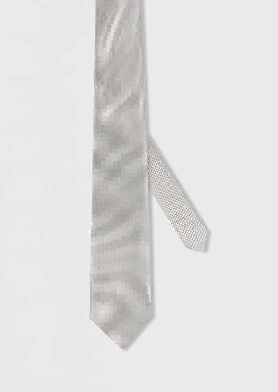 Grey Patterned Tie