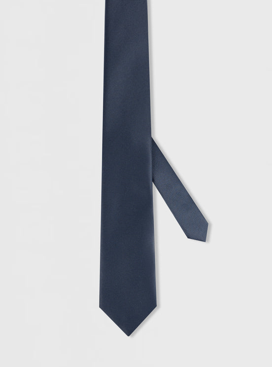Light Navy Patterned Tie