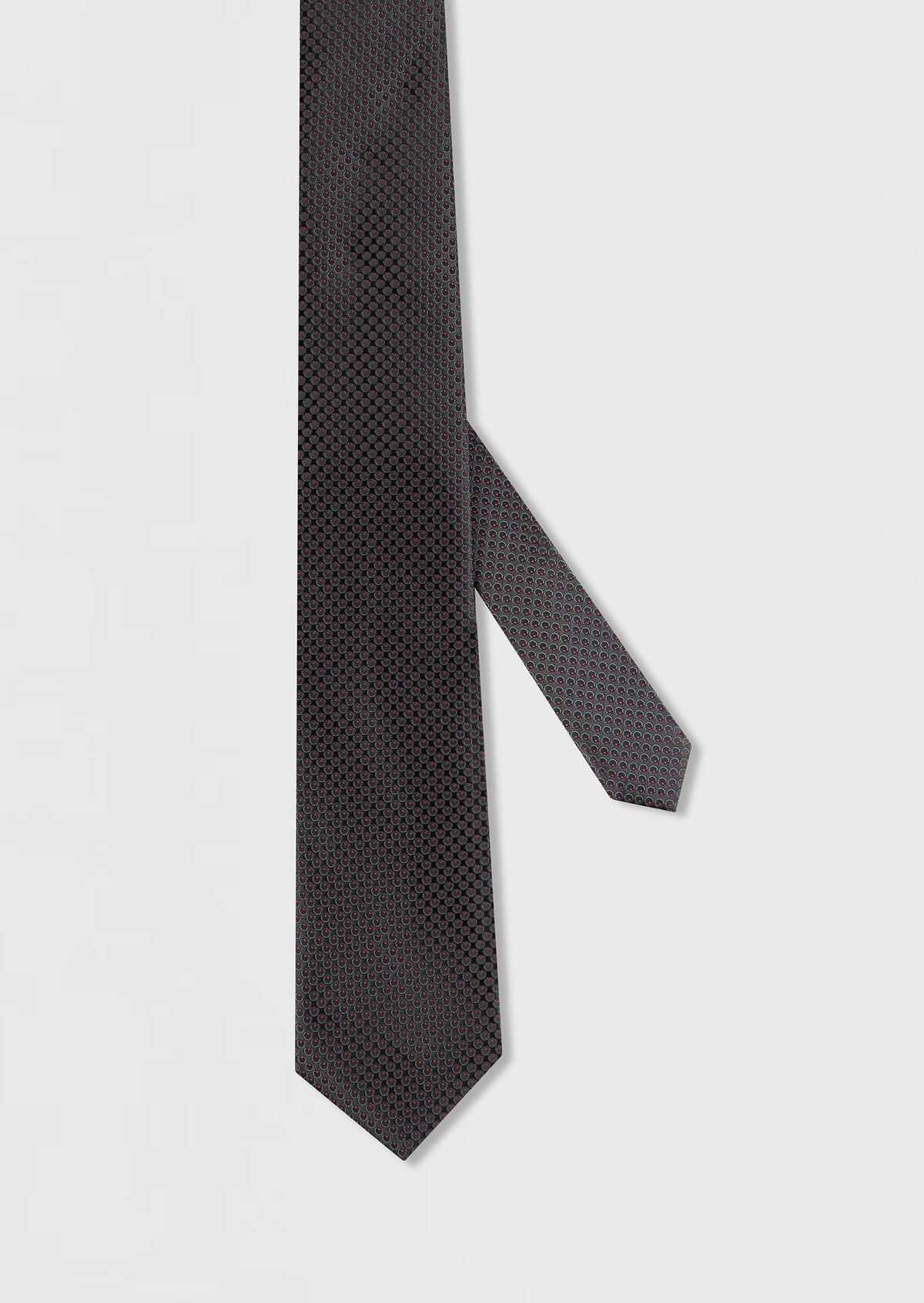 Black Patterned Tie