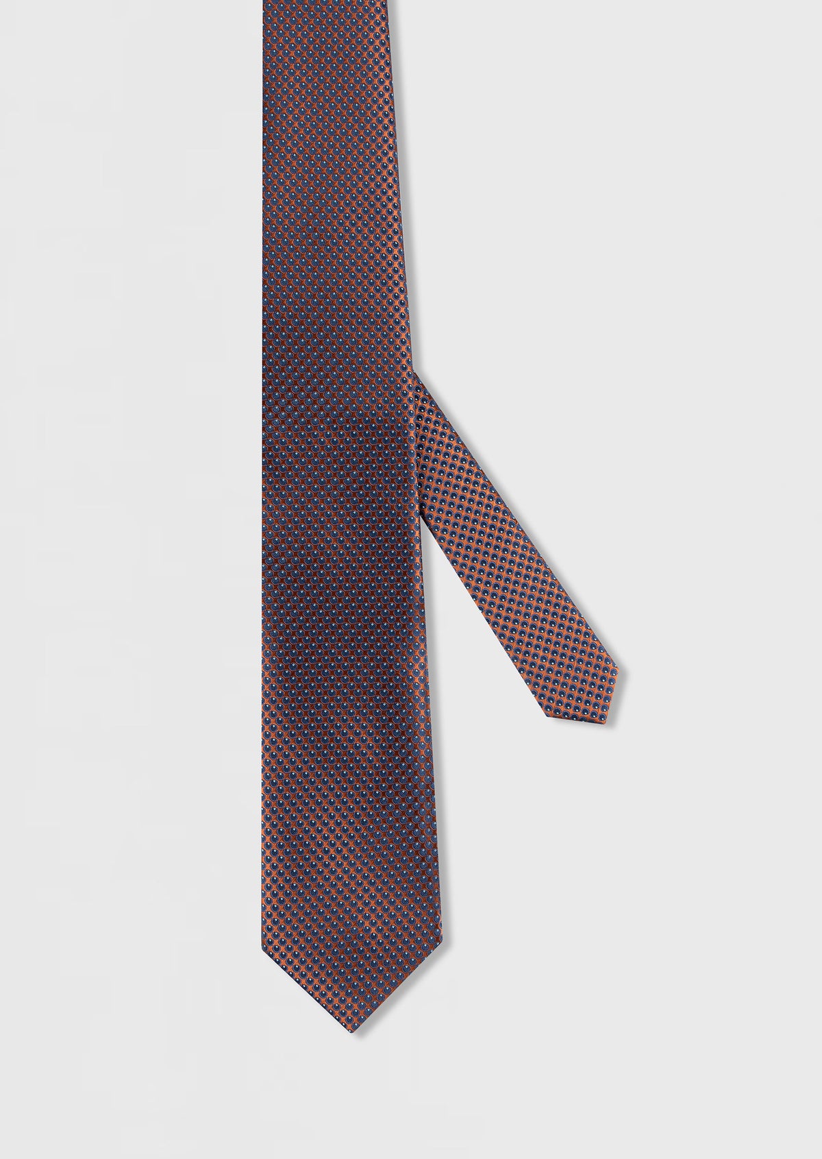 Brown Patterned Tie