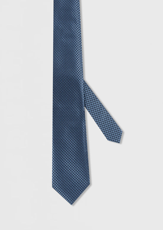 Navy Patterned Tie