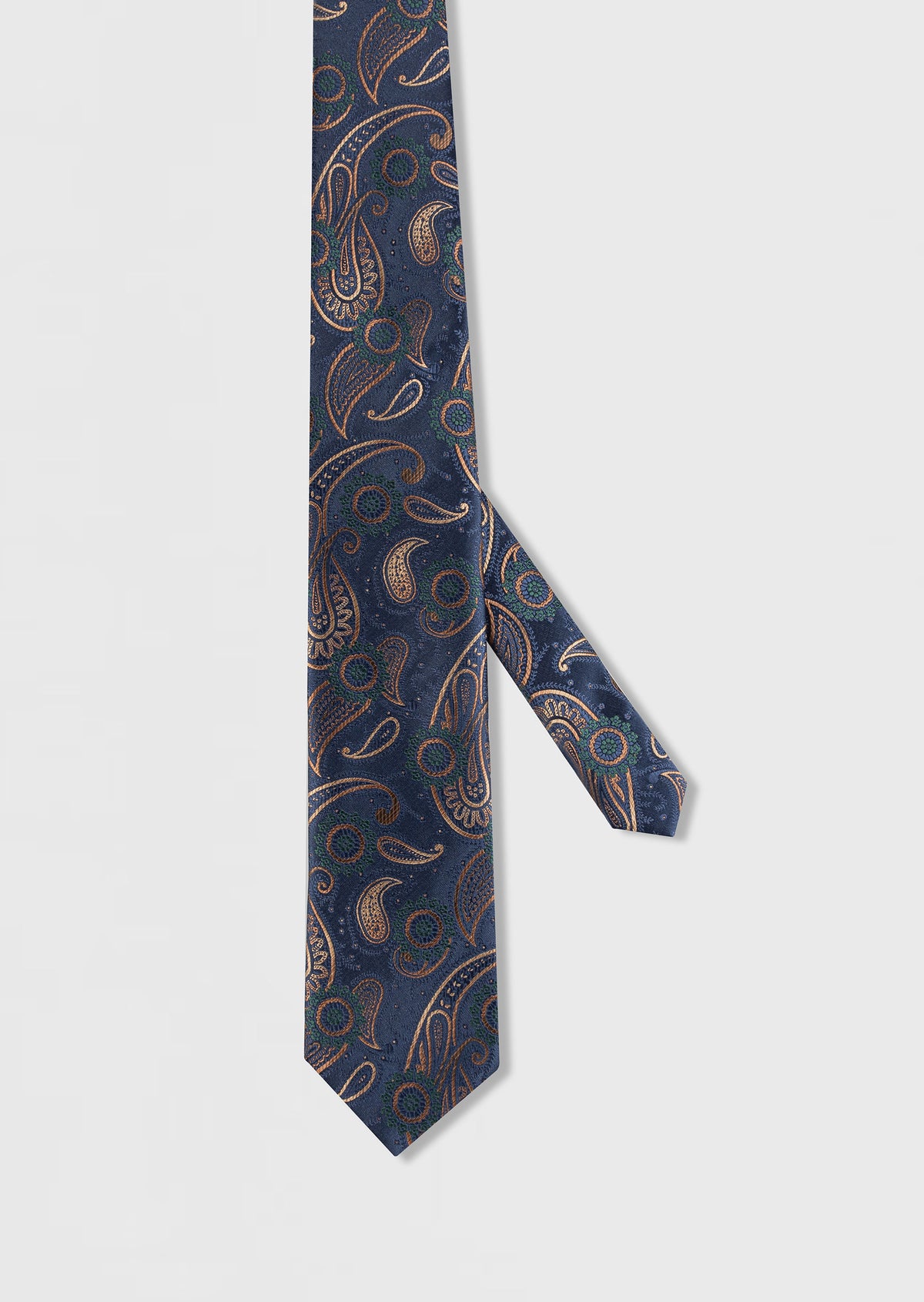 Dark Navy Patterned Tie