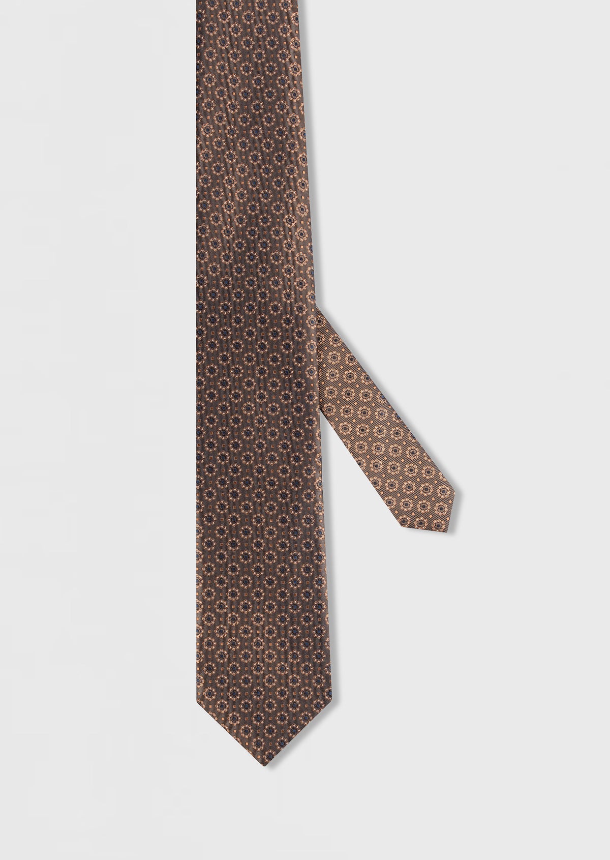 Brown Patterned Tie