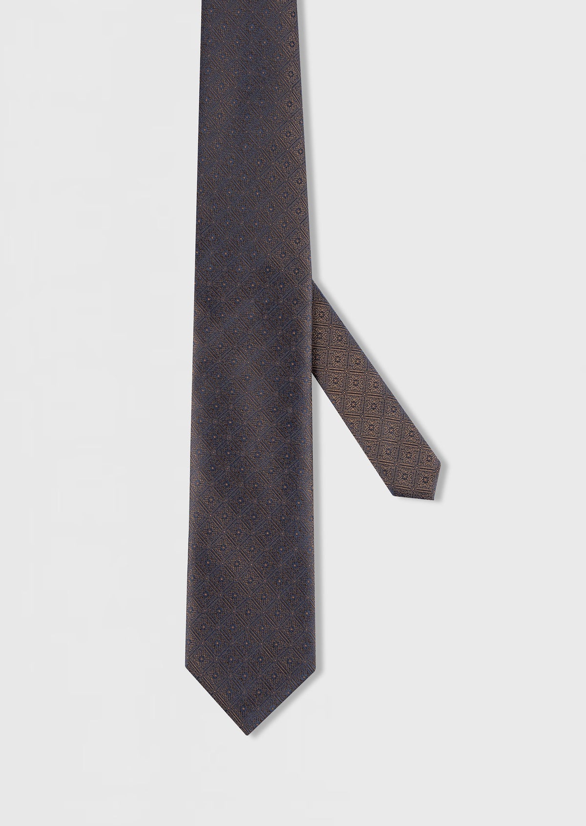 Brown Patterned Tie