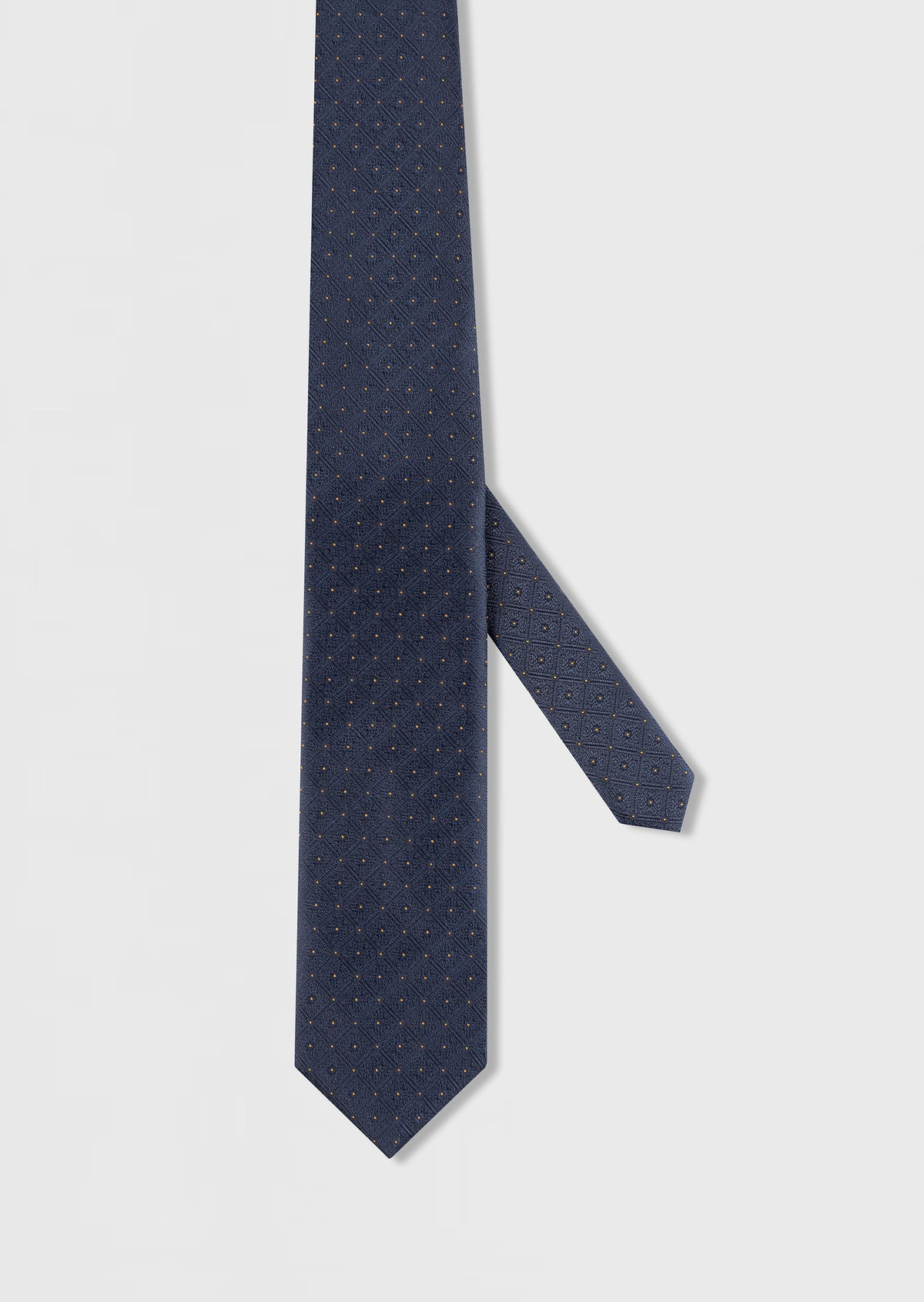 Navy Patterned Tie