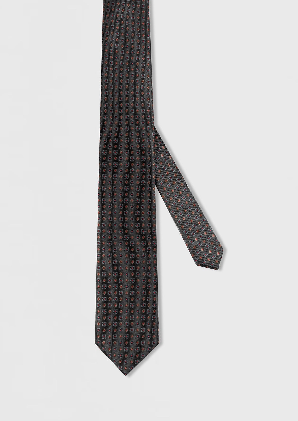 Black Patterned Tie