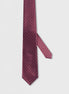 Burgundy Patterned Tie
