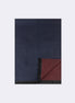 Navy - Burgundy Winter Scarf