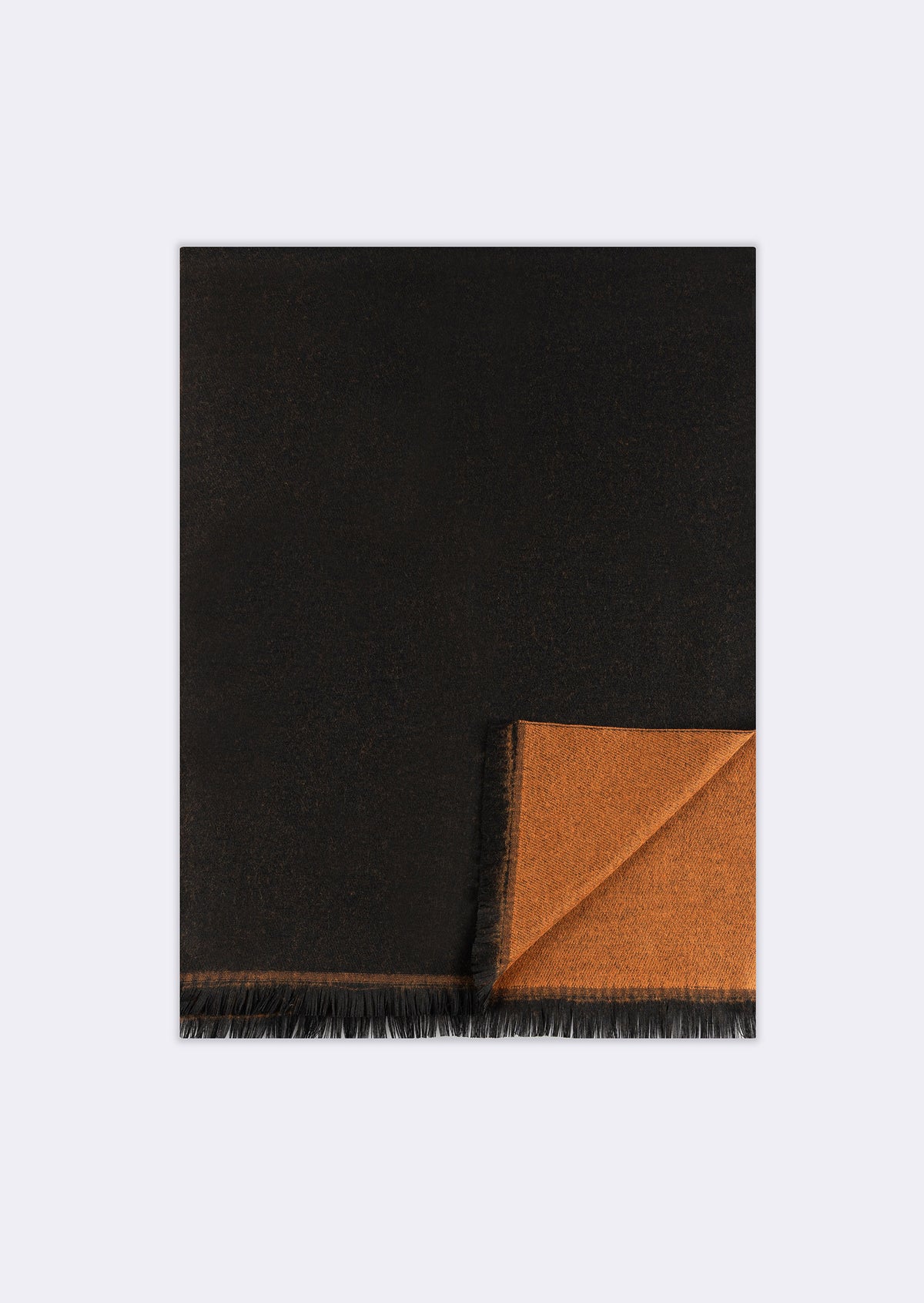 Tan - Black Winter Scarf