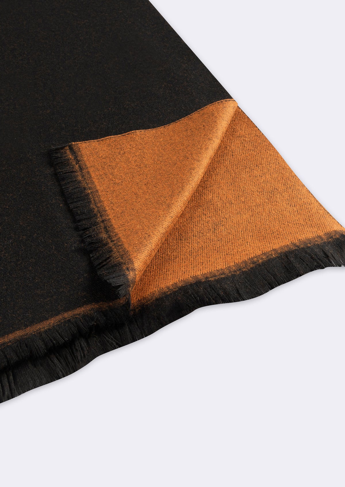 Tan - Black Winter Scarf