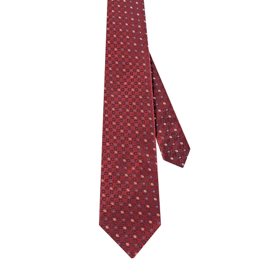 Burgundy Patterned Tie