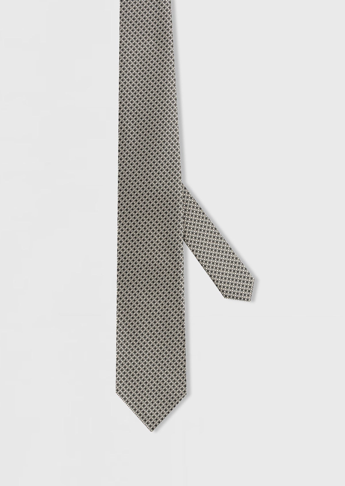 Black Patterned Tie
