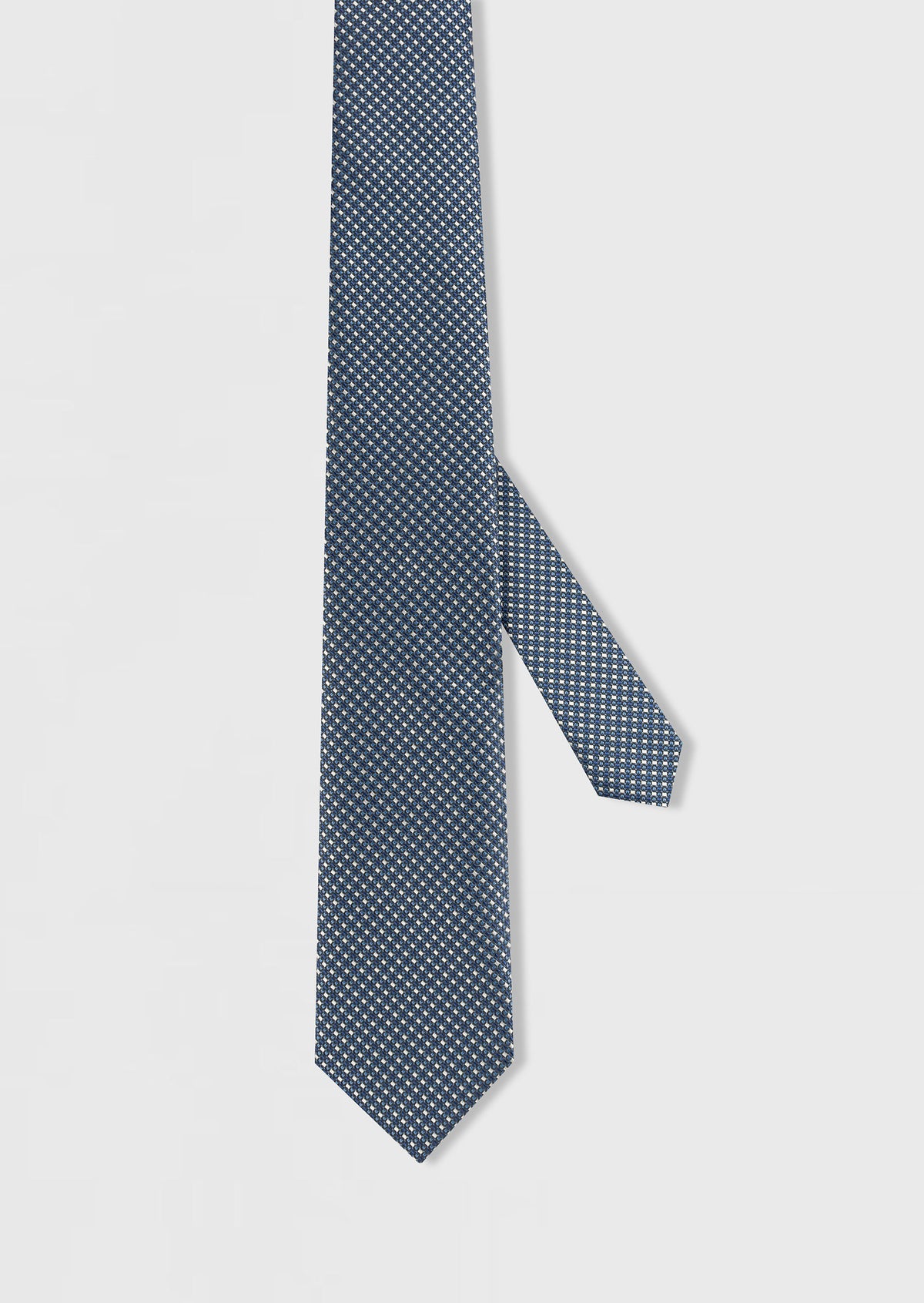 Navy Patterned Tie
