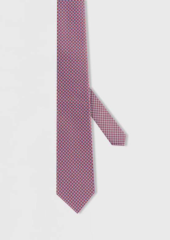 Light Burgundy Patterned Tie