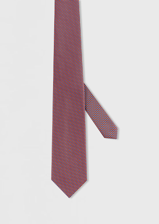 Orange Patterned Tie