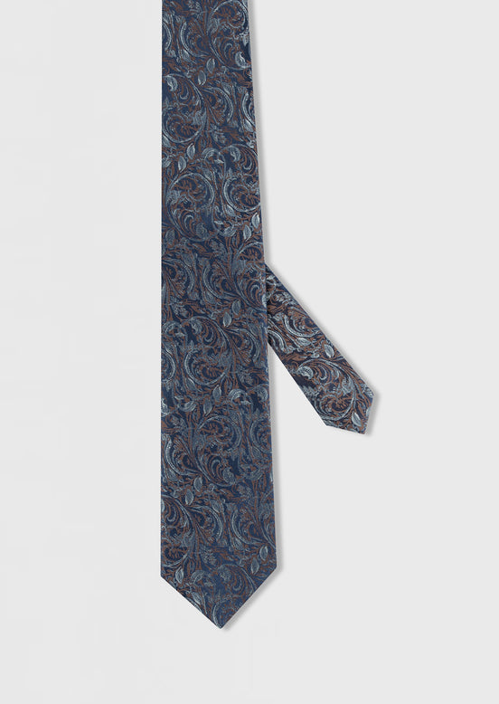 Brown Patterned Tie
