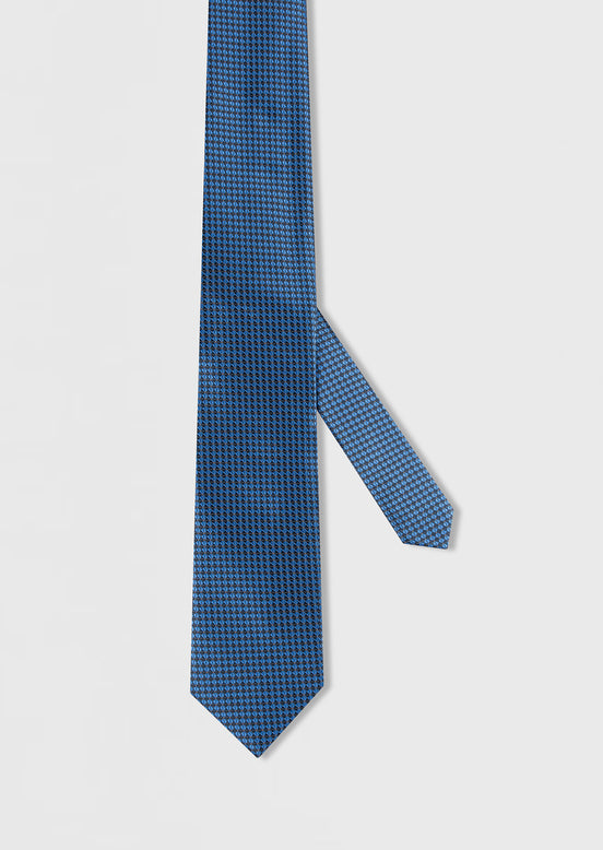 Blue Patterned Tie