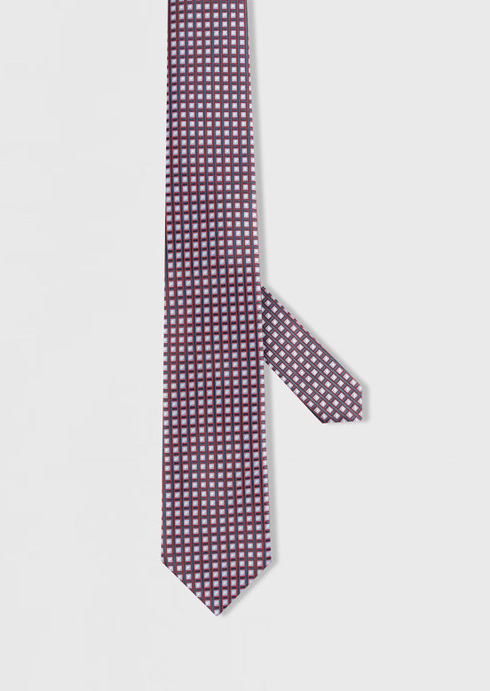 Plum Patterned Tie