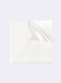 White Pocket Square