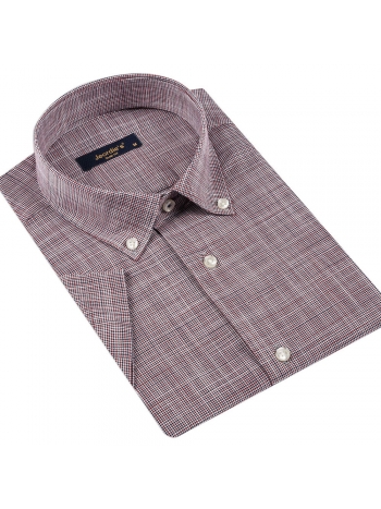 REGULAR FIT CROWBAR PATTERNED SHORT SLEVE SHIRT