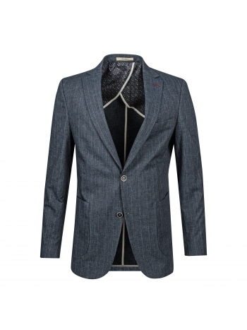SLIM FIT MONO COLLAR 7 DROP 2 BUTTON JACKET