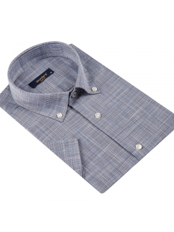 REGULAR FIT CROWBAR PATTERNED SHORT SLEVE SHIRT